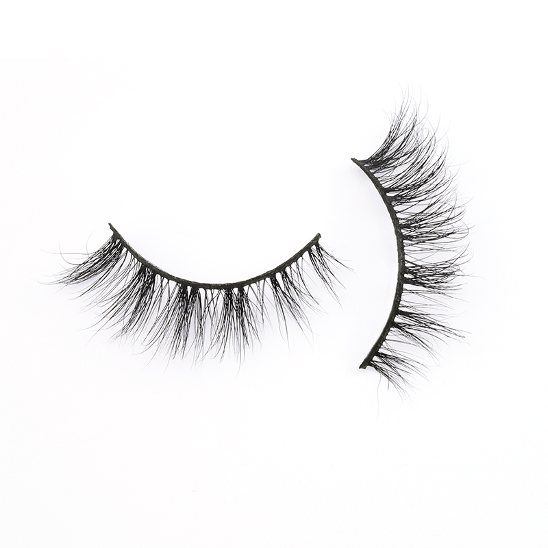 Eyelash Manufacturer Offer Real Mink Fur 3D Strip Lashes with Private Label in the US YY111